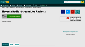 What Slovenia-radio-stream-live-radio-ios.soft112.com website looked like in 2020 (4 years ago)