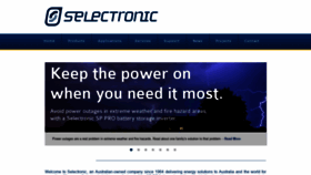 What Selectronic.com.au website looked like in 2020 (4 years ago)