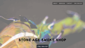 What Stoneagesmokeshopanderson.com website looked like in 2020 (4 years ago)