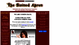 What Stainedapron.com website looked like in 2020 (4 years ago)