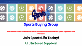 What Sportslife.com website looked like in 2020 (4 years ago)