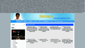 What Srehra.com website looked like in 2020 (4 years ago)