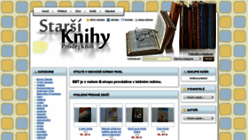 What Starsiknihy.cz website looked like in 2020 (4 years ago)