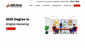 What Skillcircle.in website looked like in 2020 (4 years ago)