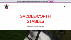What Saddleworthstables.co.uk website looked like in 2020 (4 years ago)
