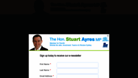 What Stuartayres.com.au website looked like in 2020 (4 years ago)