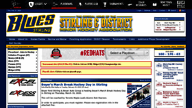 What Stirlingblues.ca website looked like in 2020 (4 years ago)