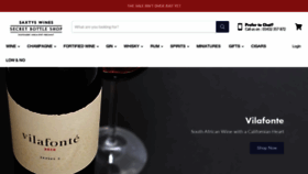 What Saxtyswines.co.uk website looked like in 2020 (4 years ago)