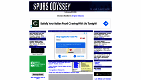 What Spursodyssey.com website looked like in 2020 (4 years ago)
