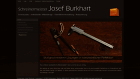 What Schreinerei-burkhart.de website looked like in 2020 (4 years ago)
