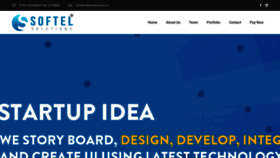 What Softelsolutions.in website looked like in 2020 (5 years ago)