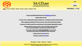 What Sa-cd.net website looked like in 2020 (5 years ago)