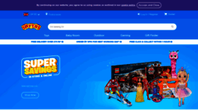 What Smythstoys.com website looked like in 2020 (4 years ago)