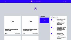 What Selebsquad.com website looked like in 2020 (5 years ago)
