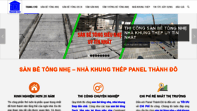 What Sanbetong.vn website looked like in 2020 (4 years ago)