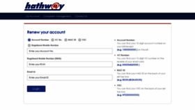 What Selfcare.hathway.com website looked like in 2020 (4 years ago)