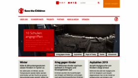 What Savethechildren.ch website looked like in 2020 (4 years ago)