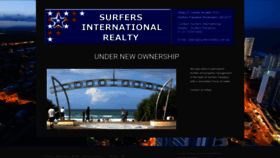 What Surfersrealty.com.au website looked like in 2020 (4 years ago)