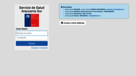 What Ssasur.cl website looked like in 2020 (4 years ago)