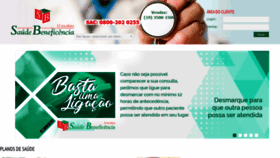 What Saudebeneficencia.com.br website looked like in 2020 (4 years ago)
