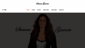 What Susanagarrote.com website looked like in 2020 (4 years ago)