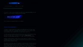 What Scorewiz.eu website looked like in 2020 (6 years ago)