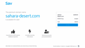 What Sahara-desert.com website looked like in 2020 (4 years ago)
