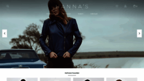 What Shophannas.com website looked like in 2020 (4 years ago)