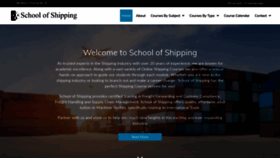 What Schoolofshipping.co.za website looked like in 2020 (4 years ago)