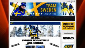 What Skidskytte.se website looked like in 2020 (4 years ago)