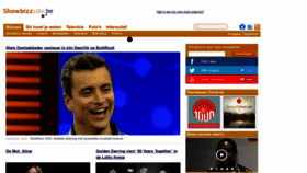 What Showbizzsite.be website looked like in 2020 (6 years ago)