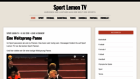 What Sportlemontv.de website looked like in 2020 (4 years ago)