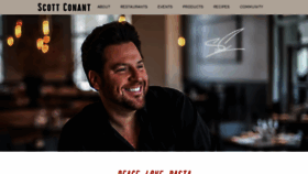 What Scottconant.com website looked like in 2020 (4 years ago)