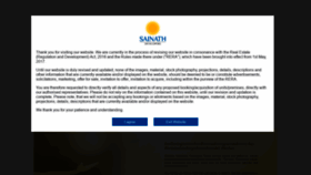 What Sainathdevelopers.com website looked like in 2020 (4 years ago)