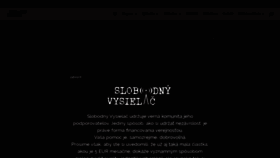 What Slobodnyvysielac.sk website looked like in 2020 (4 years ago)