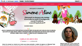 What Simonealine.com website looked like in 2020 (4 years ago)