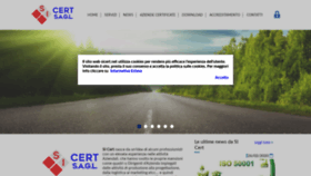 What Sicert.net website looked like in 2020 (4 years ago)