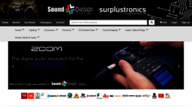 What Surplustronics.co.nz website looked like in 2020 (4 years ago)