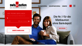 What Swisscaution.ch website looked like in 2020 (4 years ago)