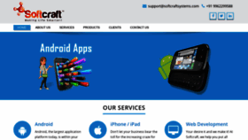 What Softcraftsystems.com website looked like in 2020 (4 years ago)