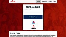 What Sohbet.club website looked like in 2020 (4 years ago)