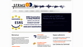 What Sfrms-sommeil.org website looked like in 2020 (4 years ago)