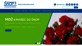 What Snop.sk website looked like in 2020 (4 years ago)