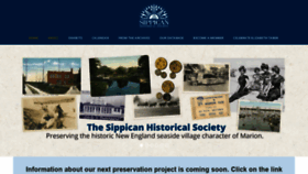 What Sippicanhistoricalsociety.org website looked like in 2020 (4 years ago)