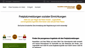 What Soziales-im-netz.de website looked like in 2020 (4 years ago)