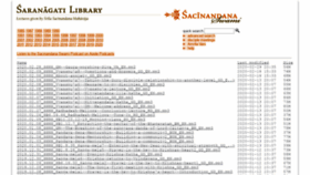 What Saranagati-library.net website looked like in 2020 (4 years ago)