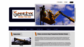 What Sniezyk.pl website looked like in 2020 (5 years ago)