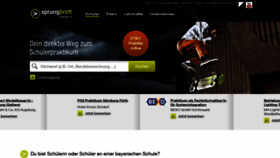 What Sprungbrett-bayern.de website looked like in 2020 (4 years ago)