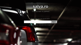 What Salva.ro website looked like in 2020 (4 years ago)