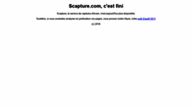 What Scapture.com website looked like in 2020 (4 years ago)